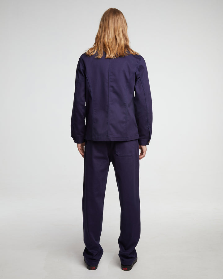 作業用ジャケット ガレージ コットン ネイビー