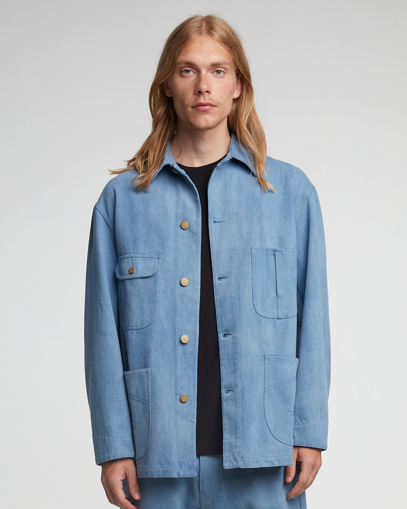 Alcatraz Jacket Acid Denim Blue