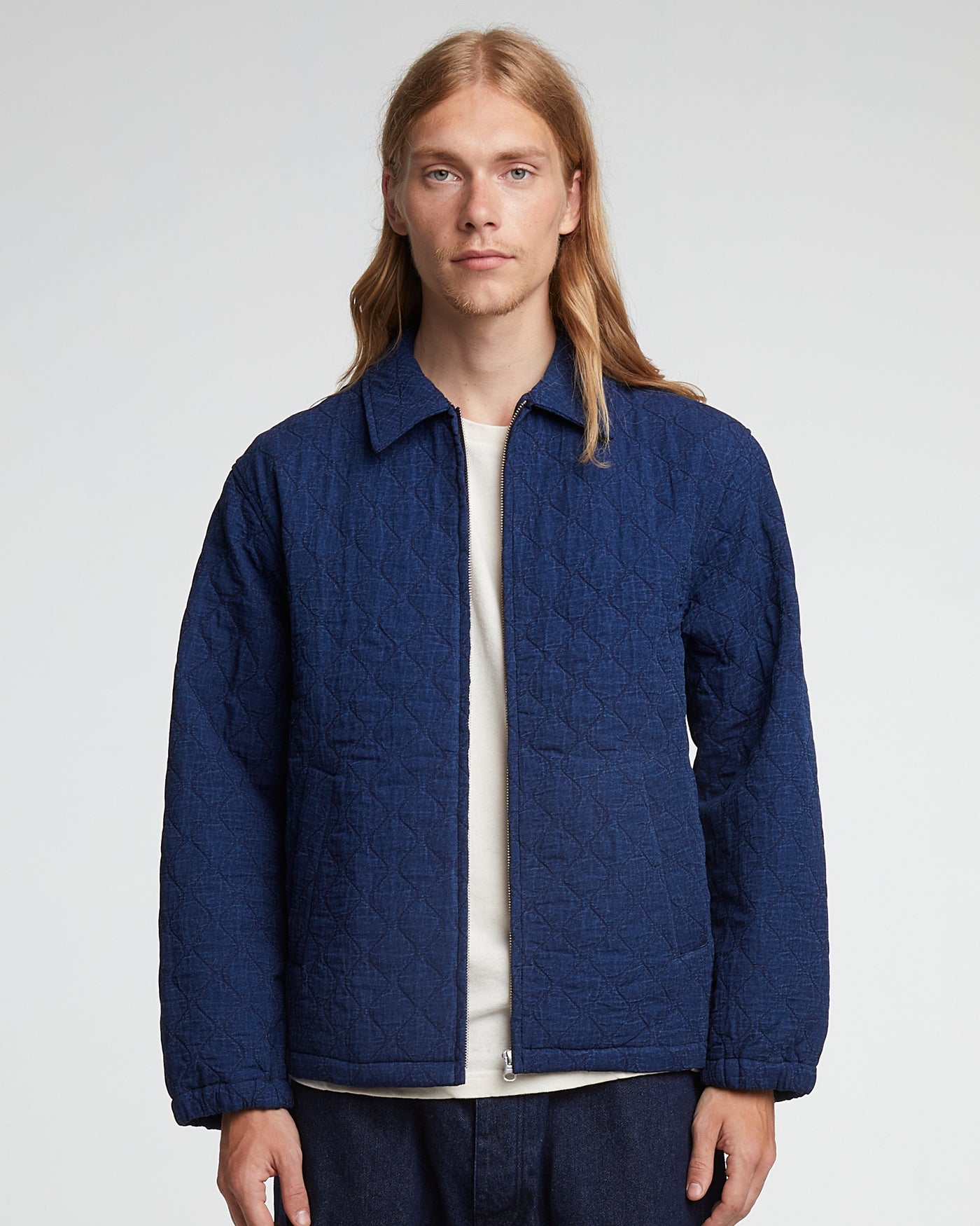 Dogtown Jacket Padded Denim Stone Blue