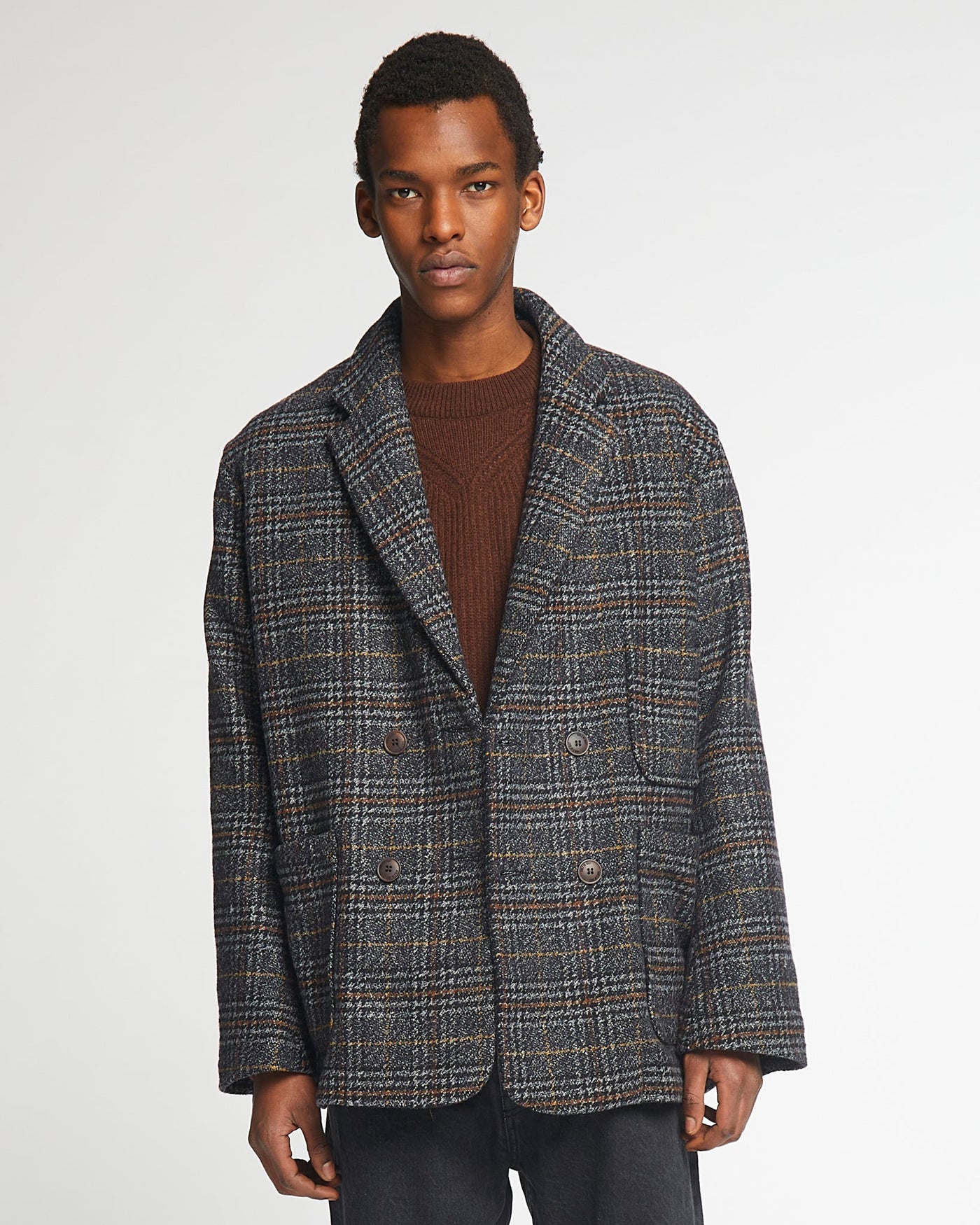 Blazer Glasgow Check Navy