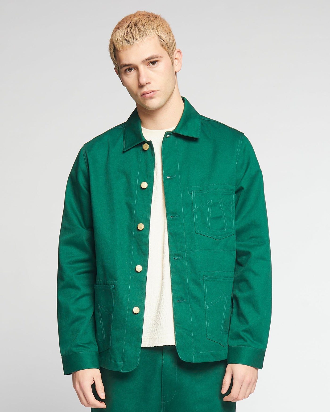 Chore Jacket Utility Twill Bottle Green