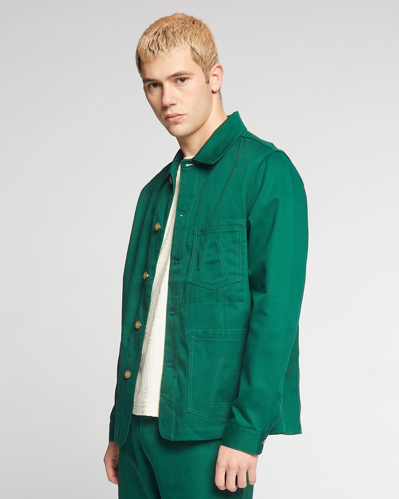 Chore Jacket Utility Twill Bottle Green
