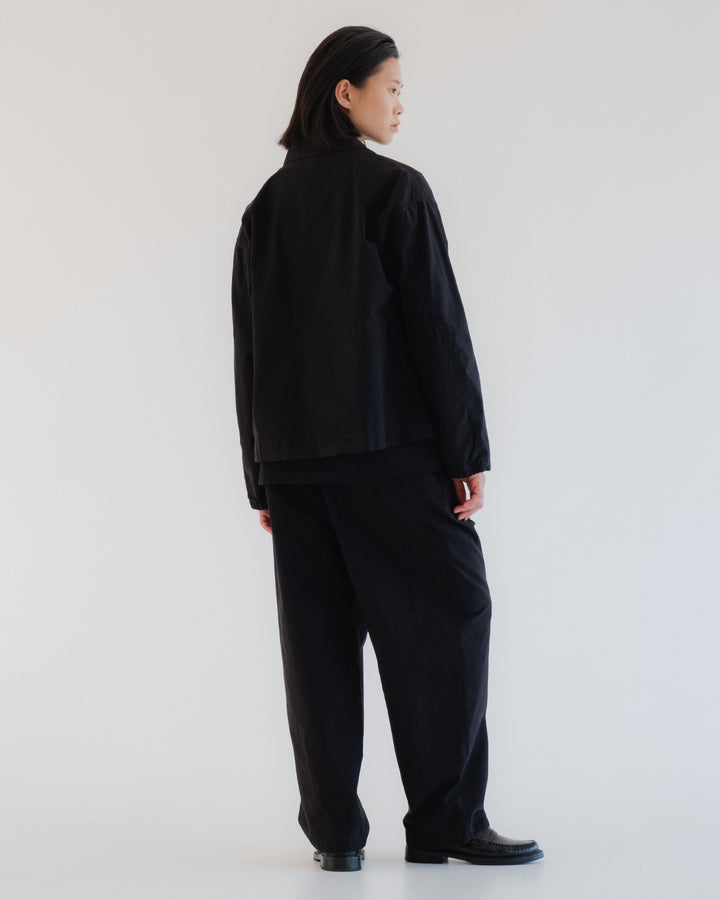 G.o.D British Worker Cotton Linen Black