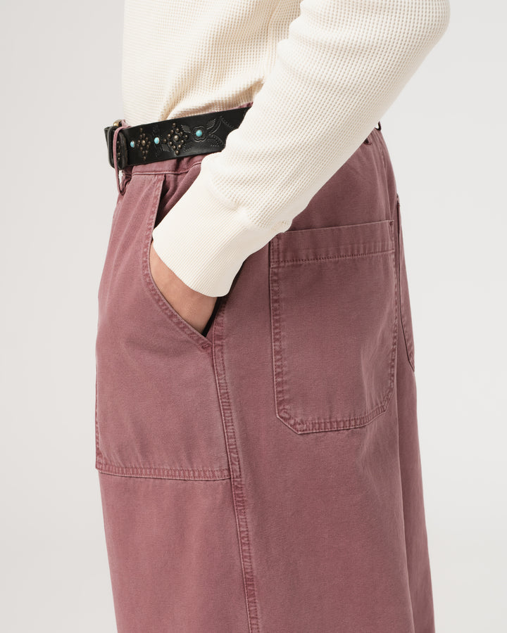 Fatigue Pants Duck Canvas Rose Wood
