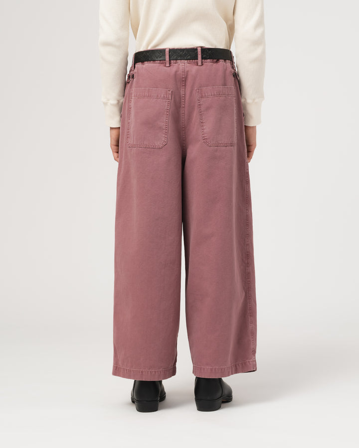 Fatigue Pants Duck Canvas Rose Wood