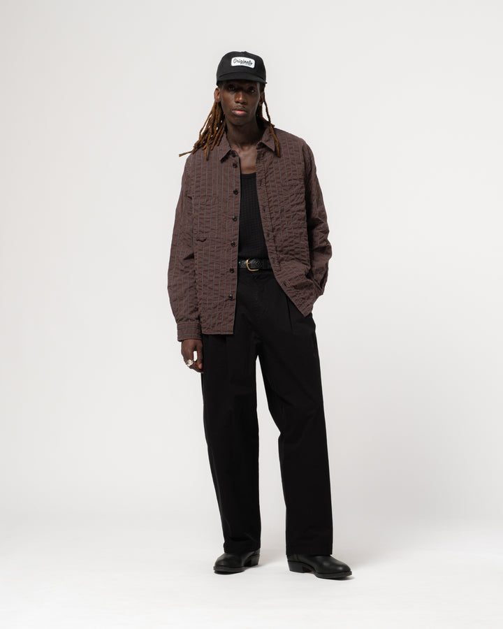 Ambassador Pants Crispy Cotton Black