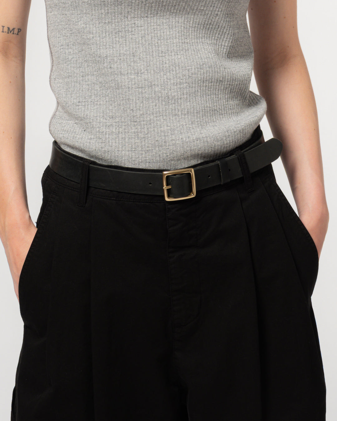 Ambassador Pants Crispy Cotton Black