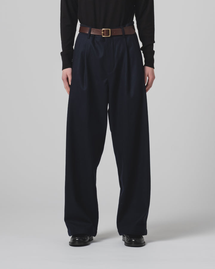 アンバサダー・パンツ・カシャート・ウール・インクト