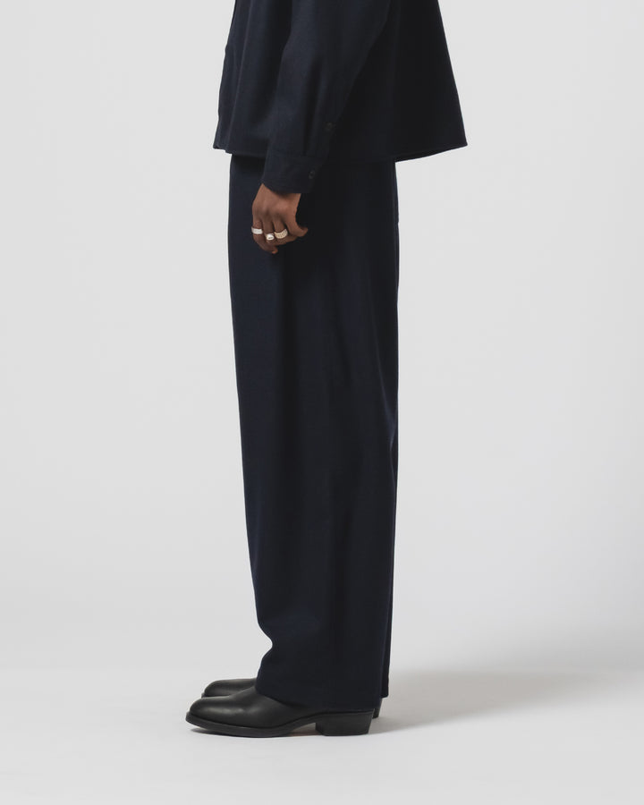 アンバサダー・パンツ・カシャート・ウール・インクト