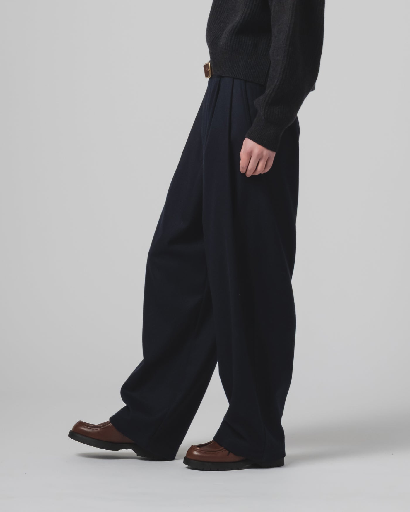 Ambassador Pant Cashart Wool Inkt