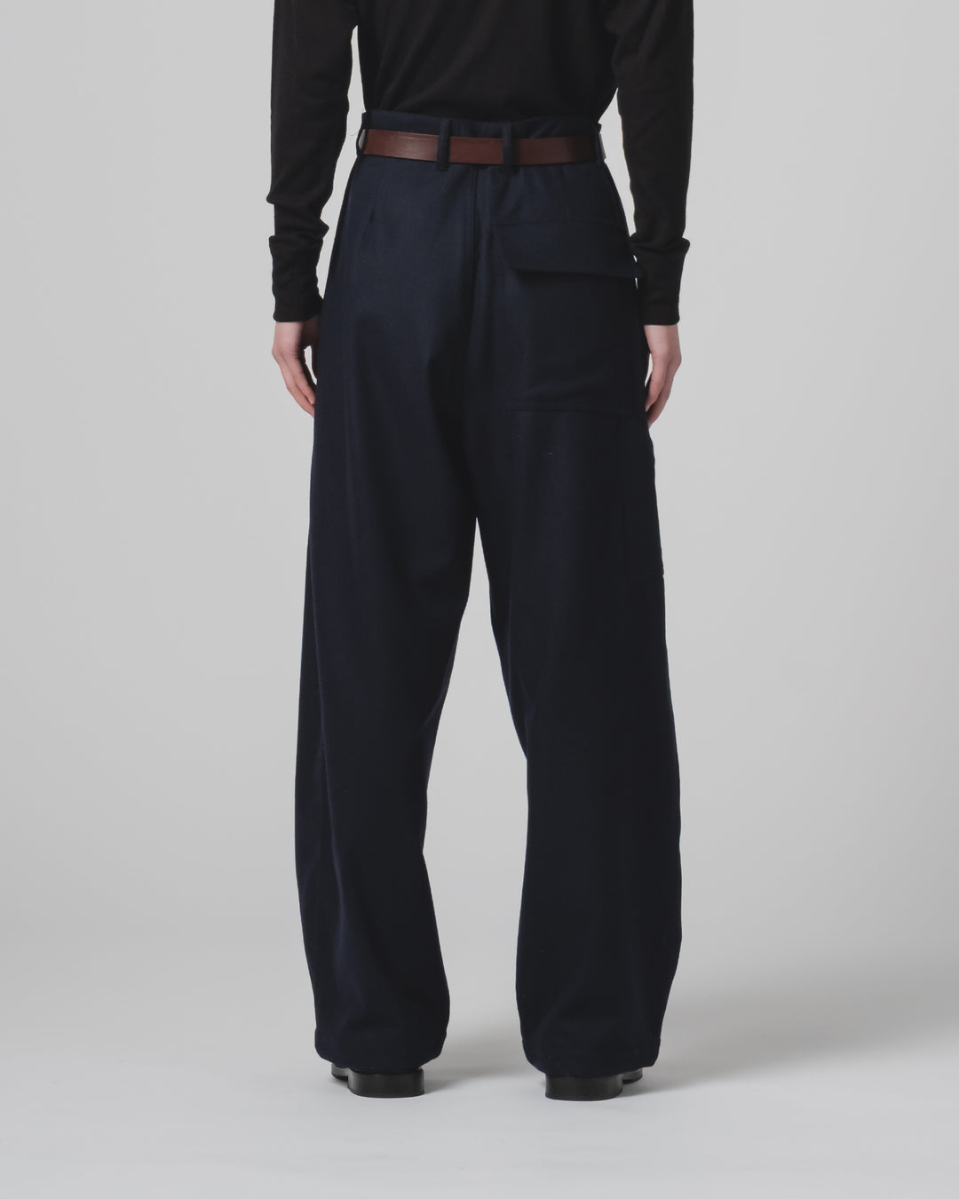 Ambassador Pant Cashart Wool Inkt