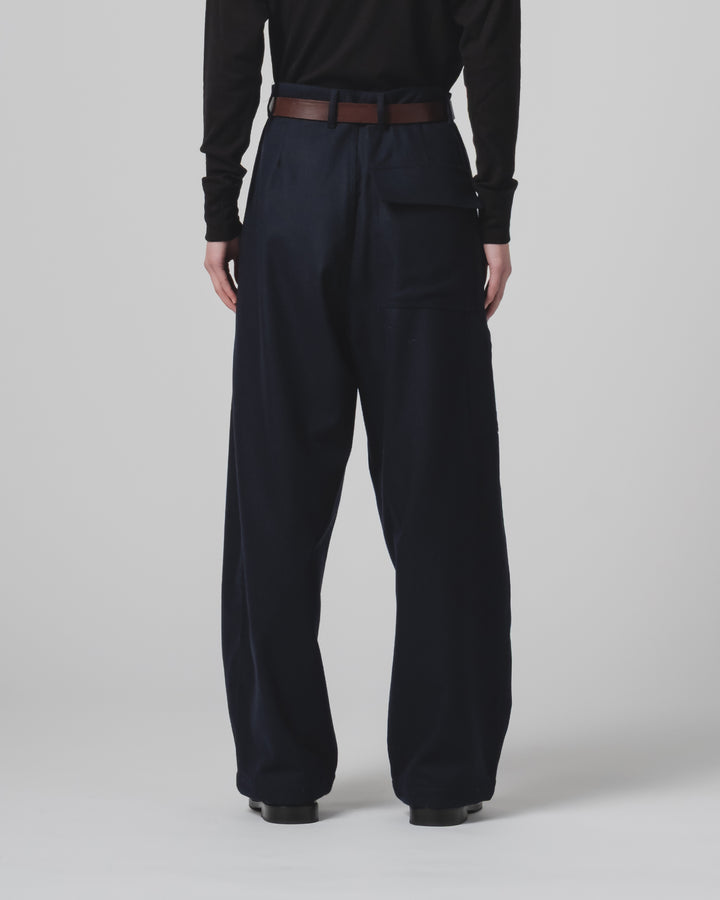 アンバサダー・パンツ・カシャート・ウール・インクト