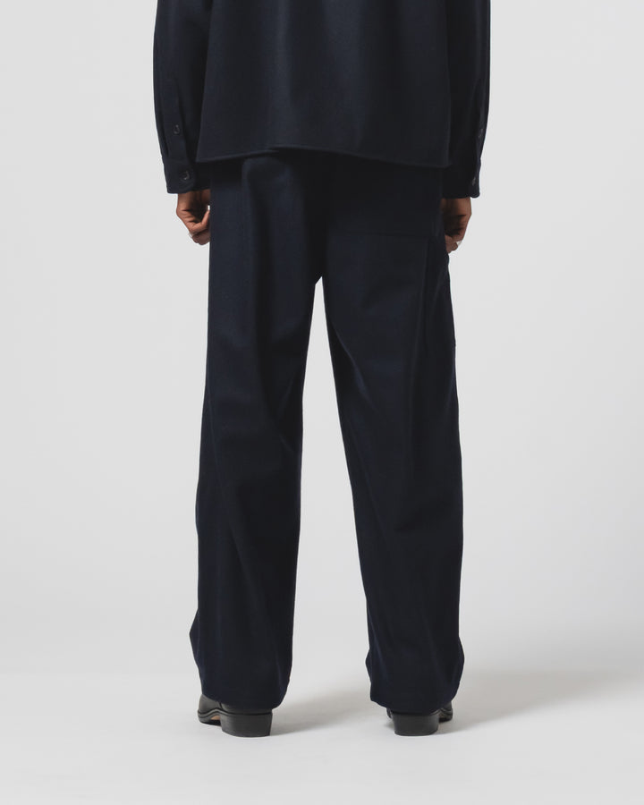 アンバサダー・パンツ・カシャート・ウール・インクト