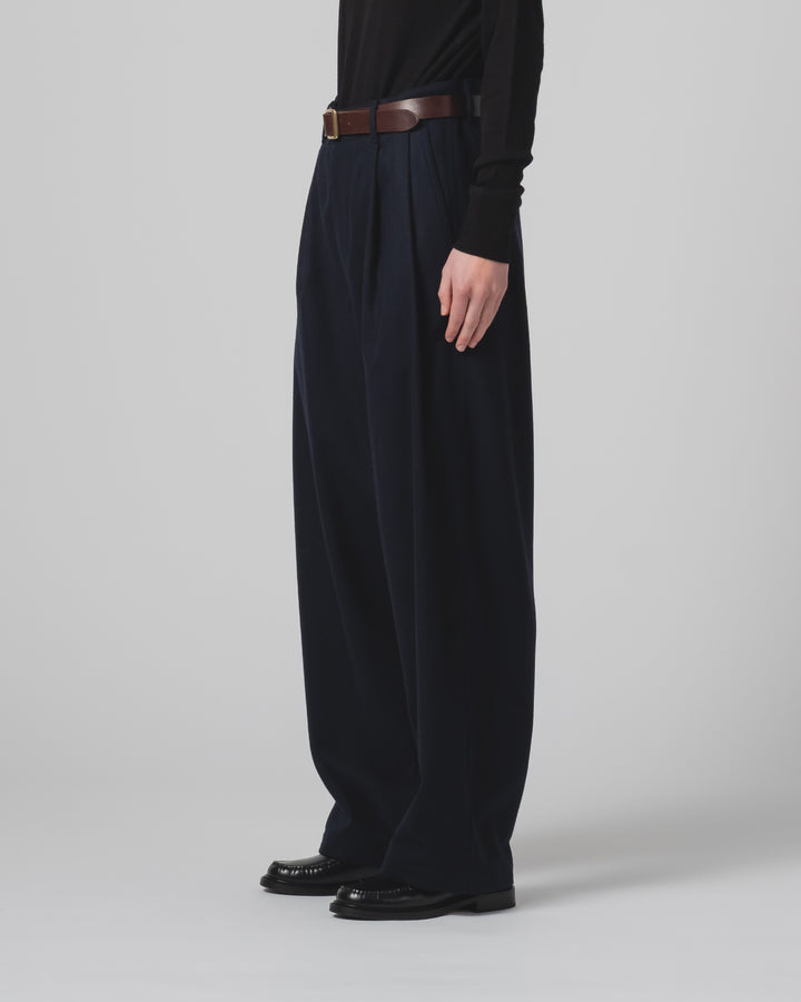 アンバサダー・パンツ・カシャート・ウール・インクト