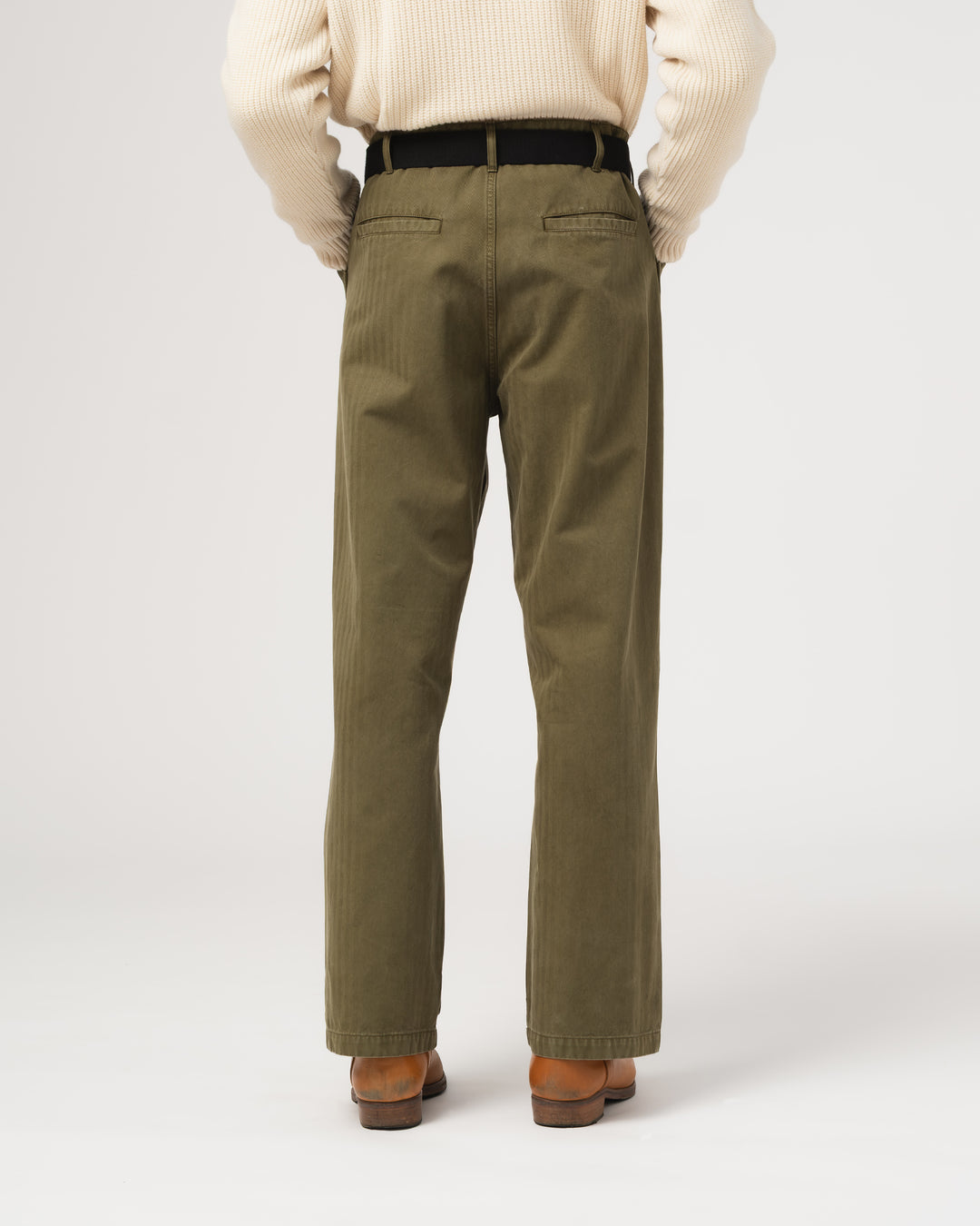 Bozeman Chino Desire Herringbone Twill Avocado