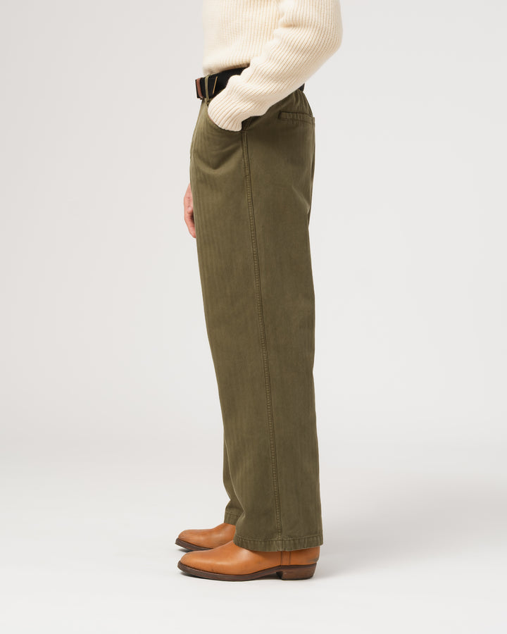 Bozeman Chino Desire Herringbone Twill Avocado