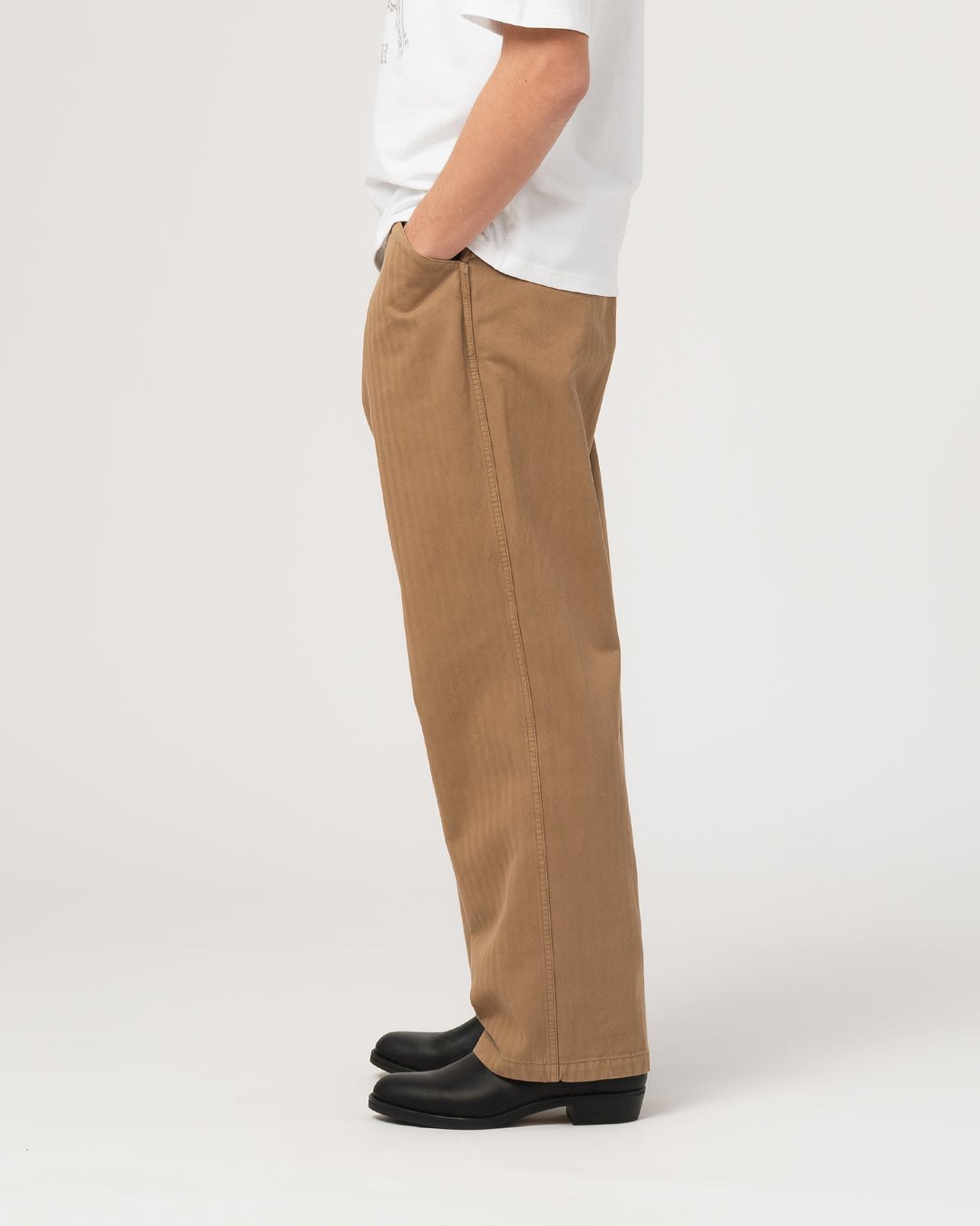 Bozeman Chino Desire Herringbone Twill Brown Sugar