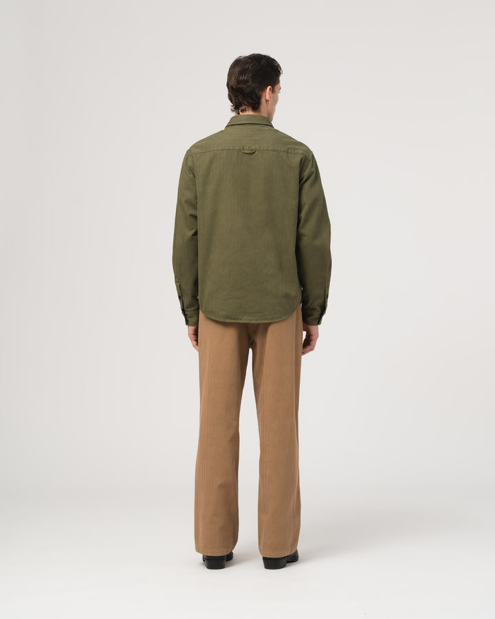 Bozeman Chino Desire Herringbone Twill Brown Sugar