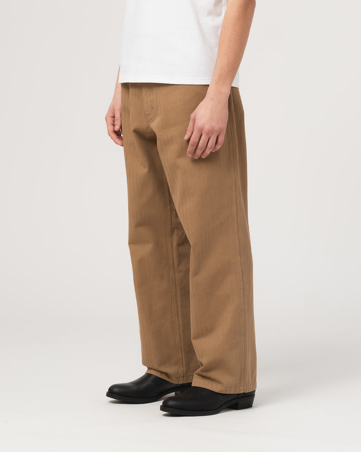 Bozeman Chino Desire Herringbone Twill Brown Sugar