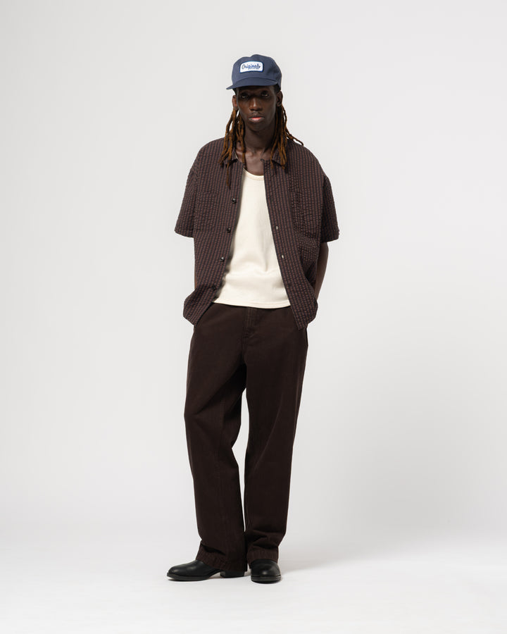 Frisco Chino Color Denim Coffee Brown