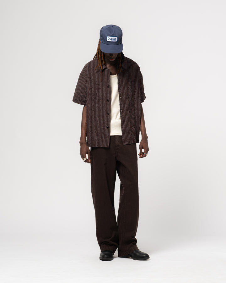 Frisco Chino Color Denim Coffee Brown