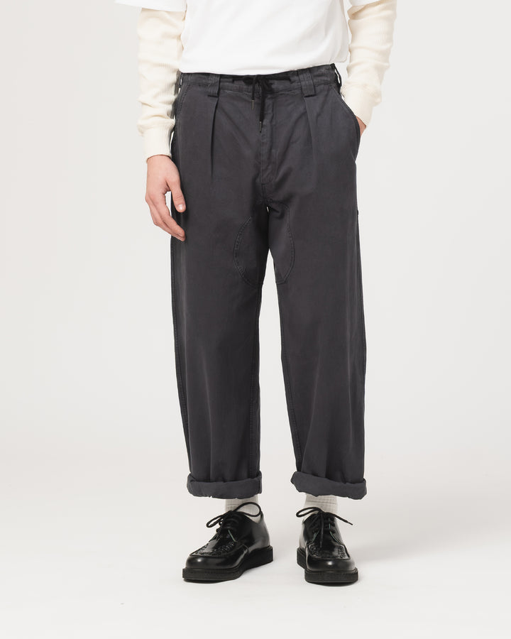 Jungle Pants Gabardine Satin Asphalt