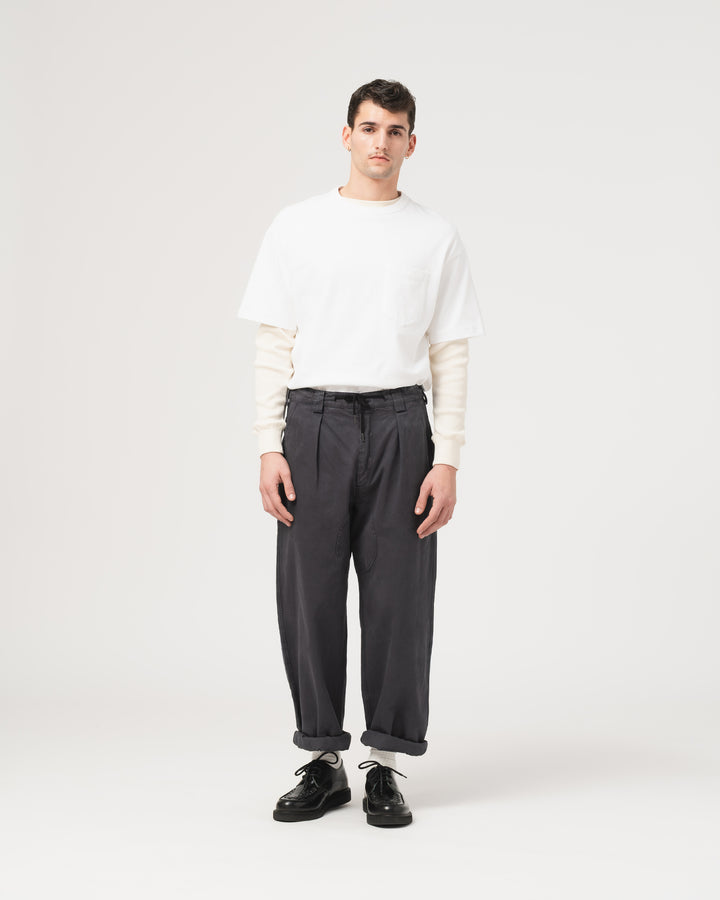 Jungle Pants Gabardine Satin Asphalt