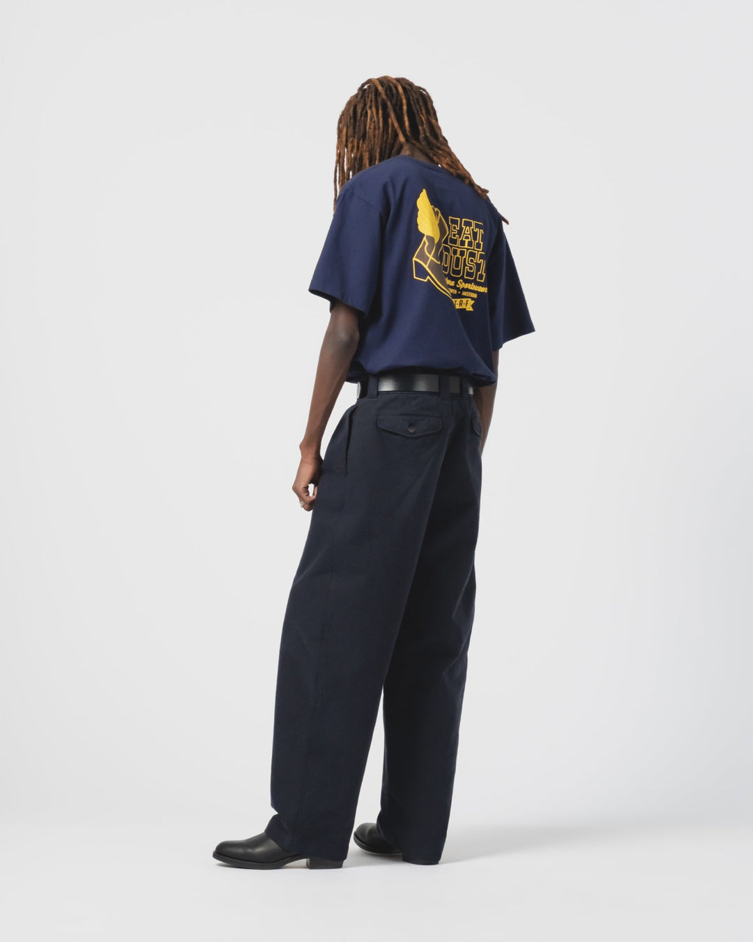 Officer Chino Nebraska Cotton Inkt Blue