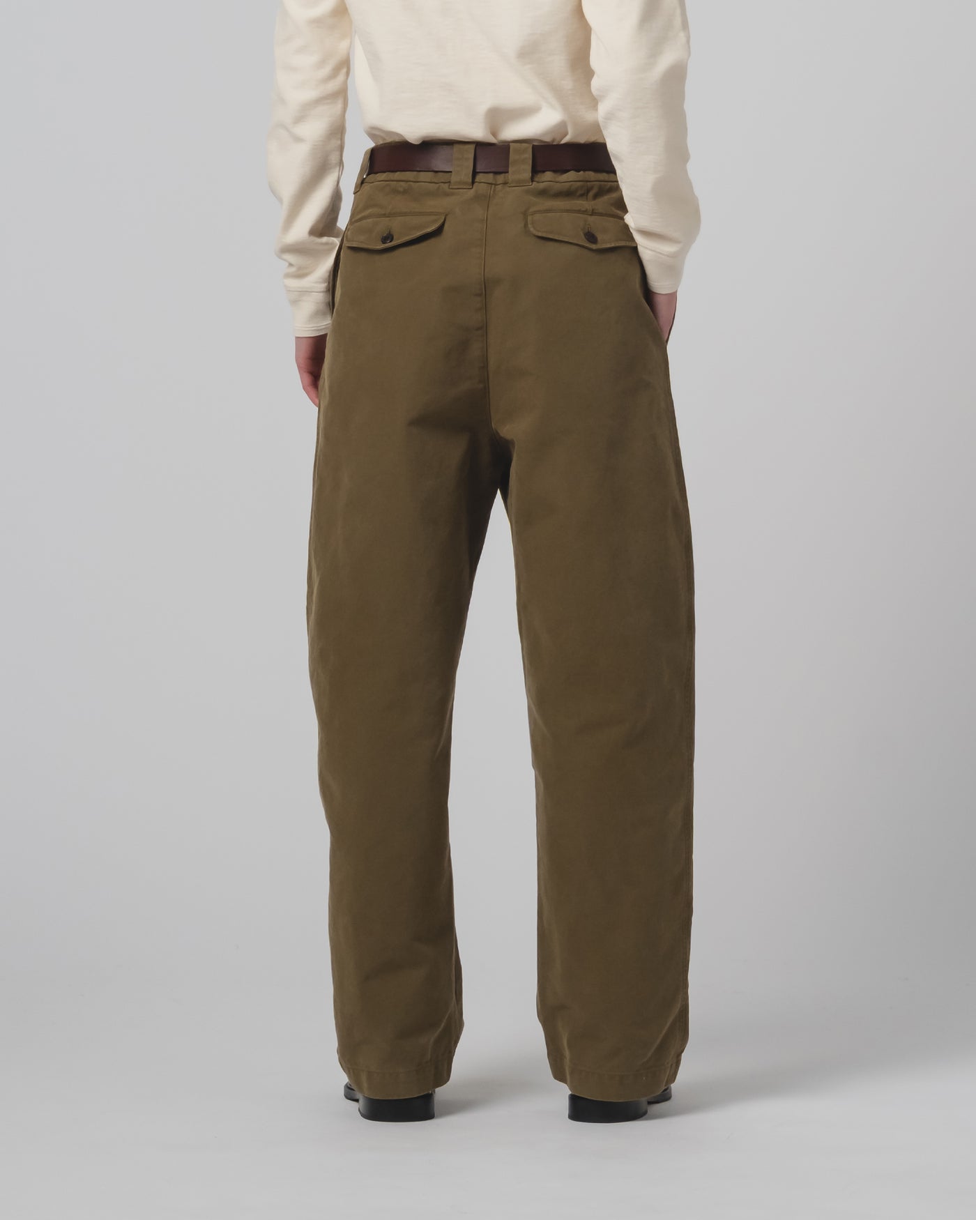 Officer Chino Nebraska Cotton Fossil Green