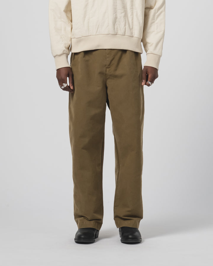 Officer Chino Nebraska Cotton Fossil Green