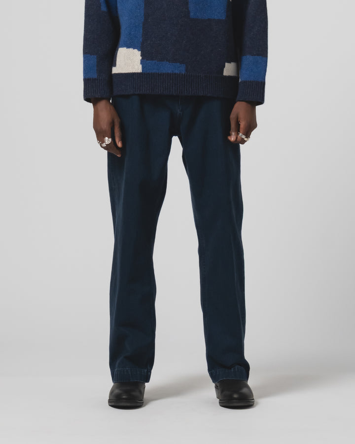 フリスコ チノ エンイグマ デニム ブルー