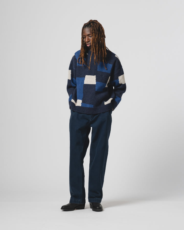 フリスコ チノ エンイグマ デニム ブルー