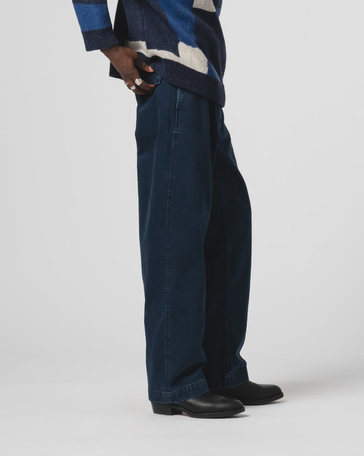 フリスコ チノ エンイグマ デニム ブルー