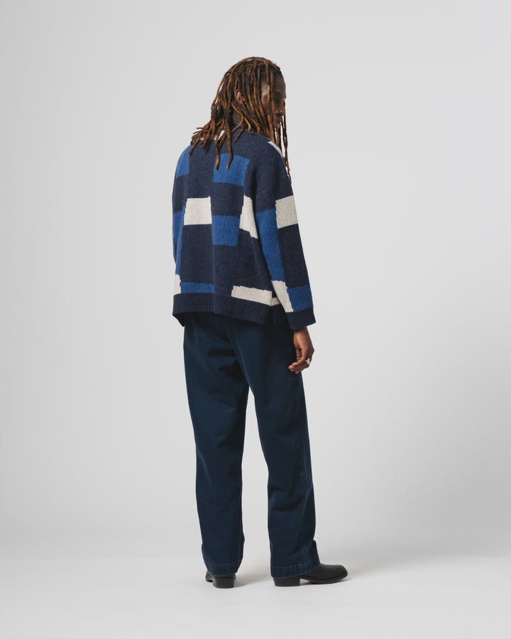 フリスコ チノ エンイグマ デニム ブルー