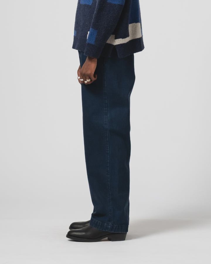 フリスコ チノ エンイグマ デニム ブルー