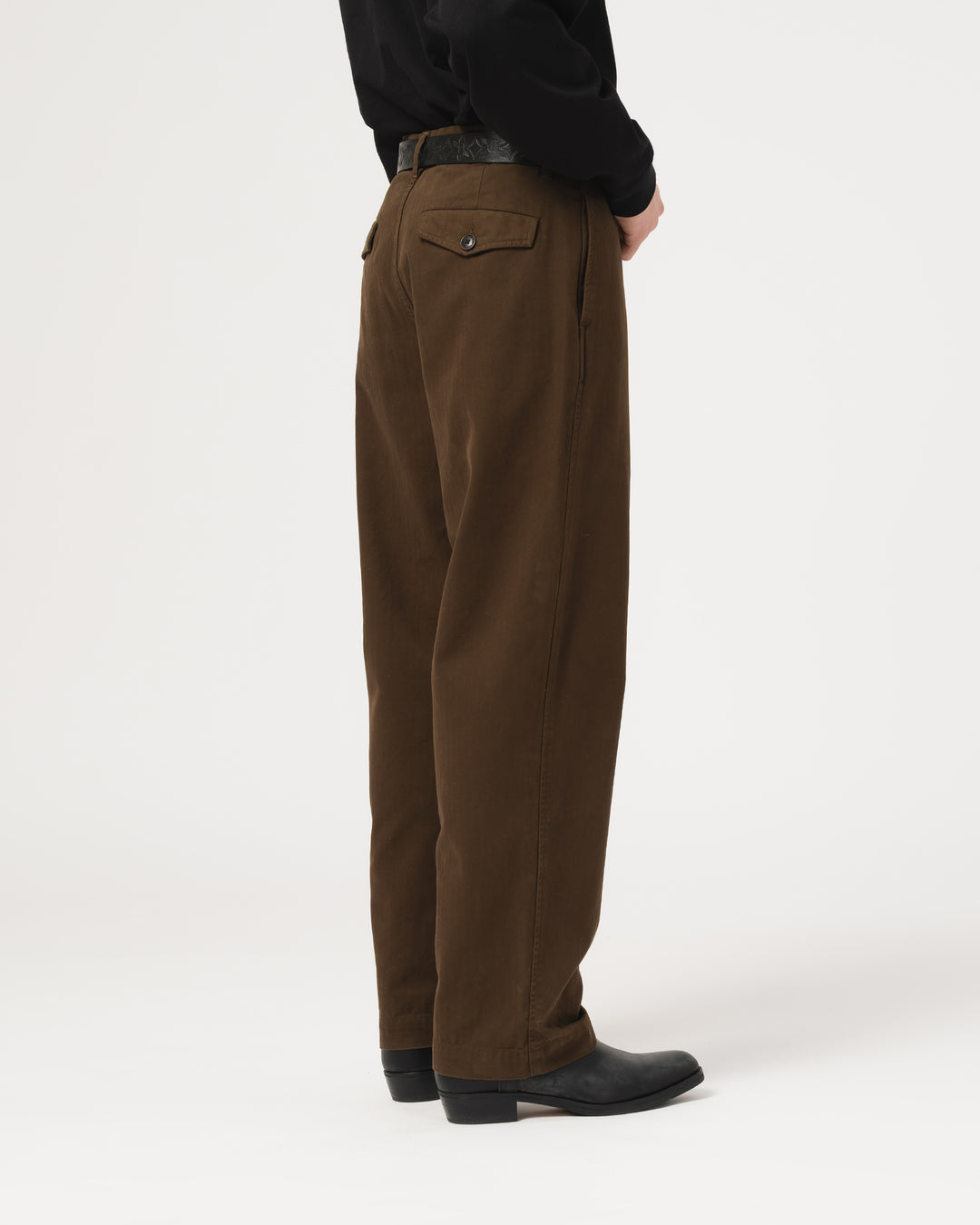 Frisco Chino Herringbone Twill Brown