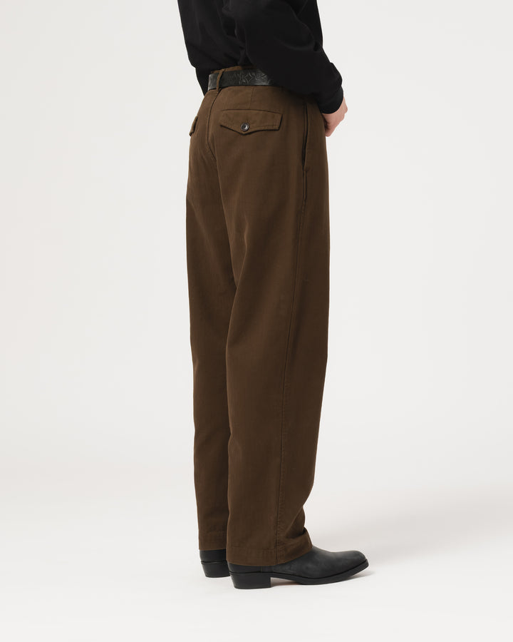 Frisco Chino Herringbone Twill Brown