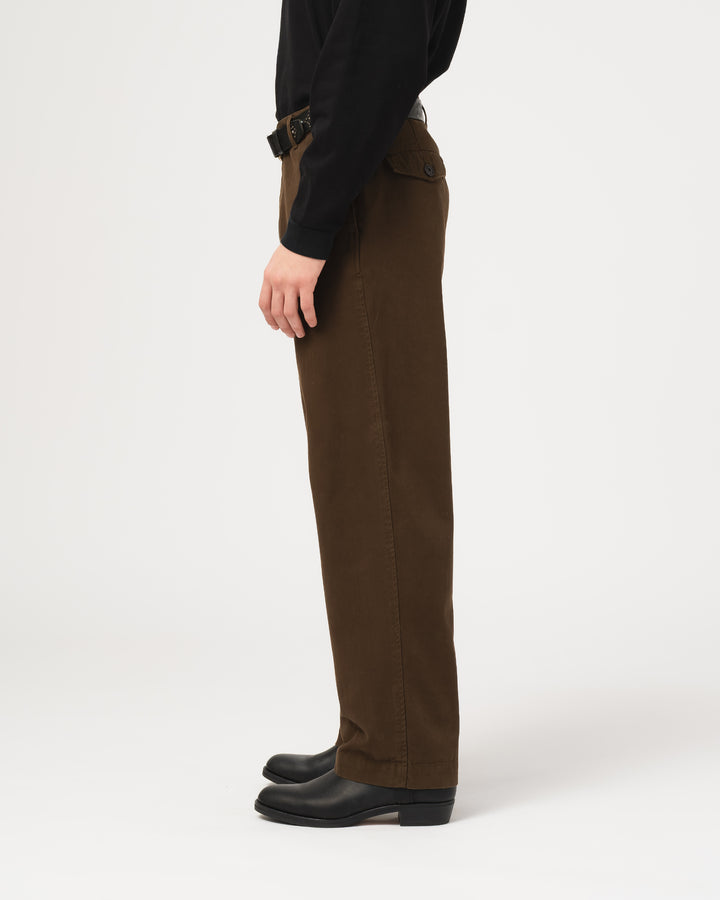 Frisco Chino Herringbone Twill Brown