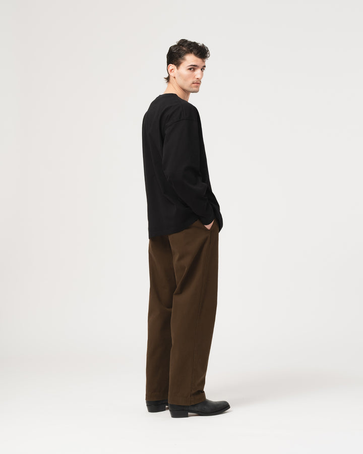 Frisco Chino Herringbone Twill Brown