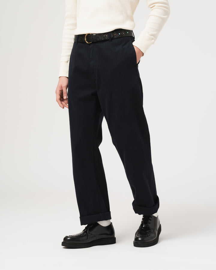 Frisco Chino Herringbone Twill Inkt