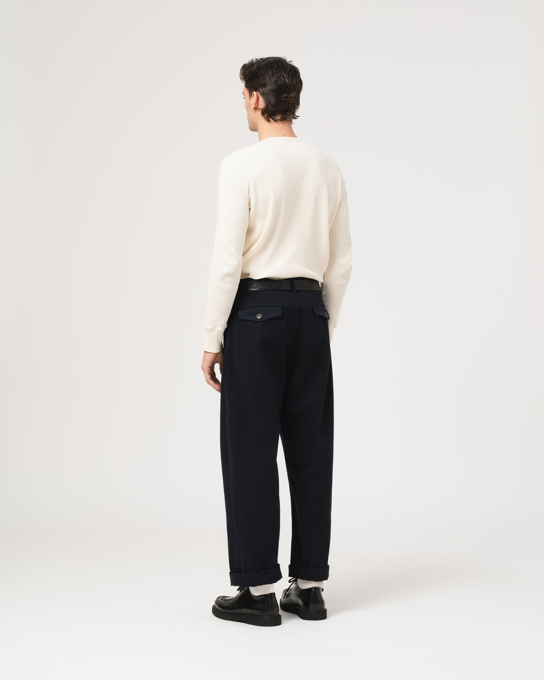 Frisco Chino Herringbone Twill Inkt