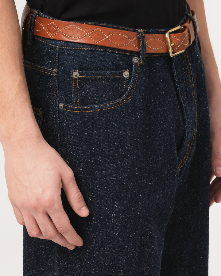 Fit 69 Flh Pants Neppy Denim Indigo