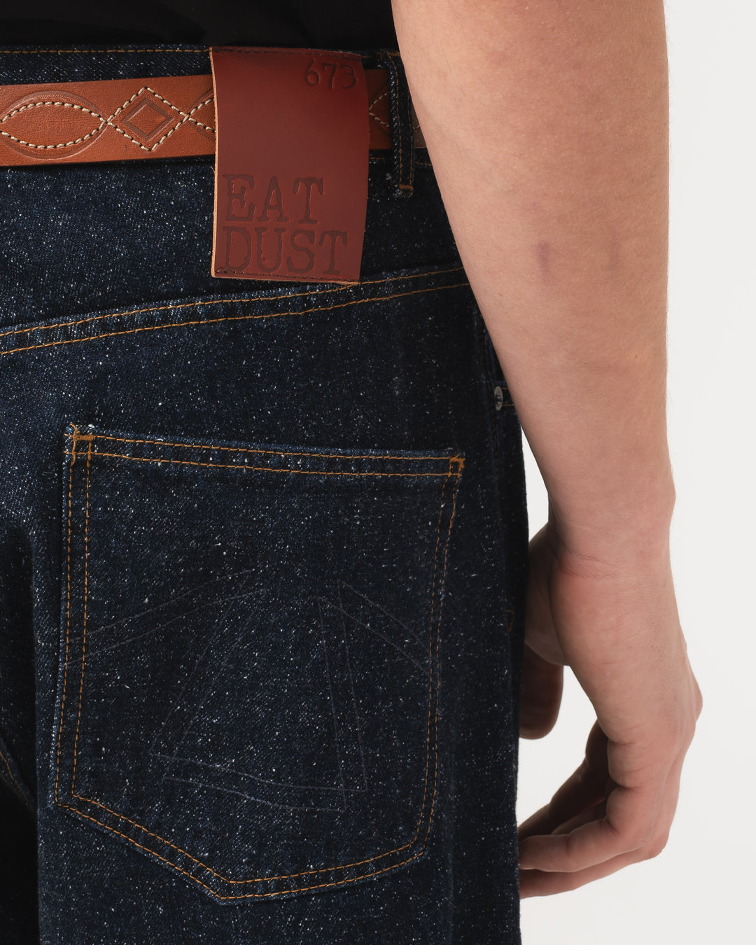 Fit 69 Flh Pants Neppy Denim Indigo