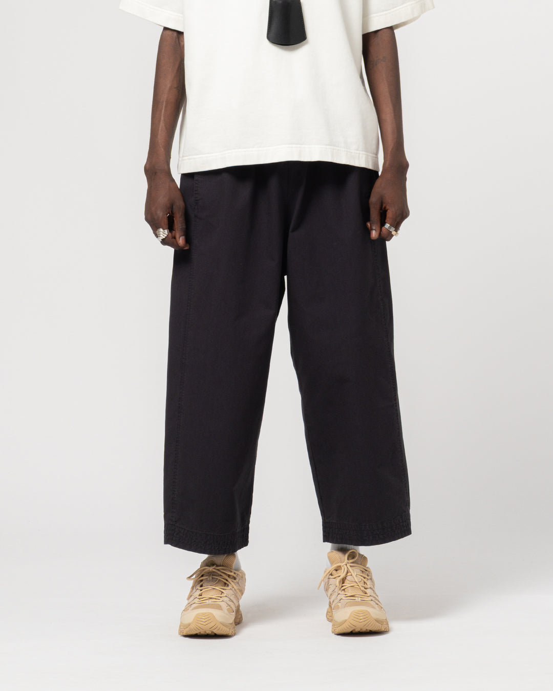 Zen Pants Crispy Cotton Midnight Blue