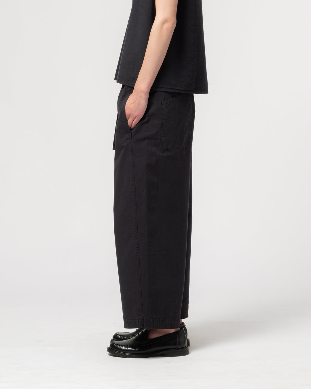 Zen Pants Crispy Cotton Midnight Blue