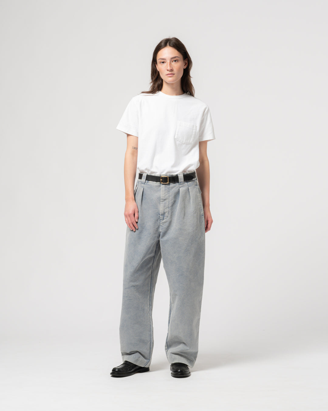 Officer Chino Nebraska Cotton Coastal Blue