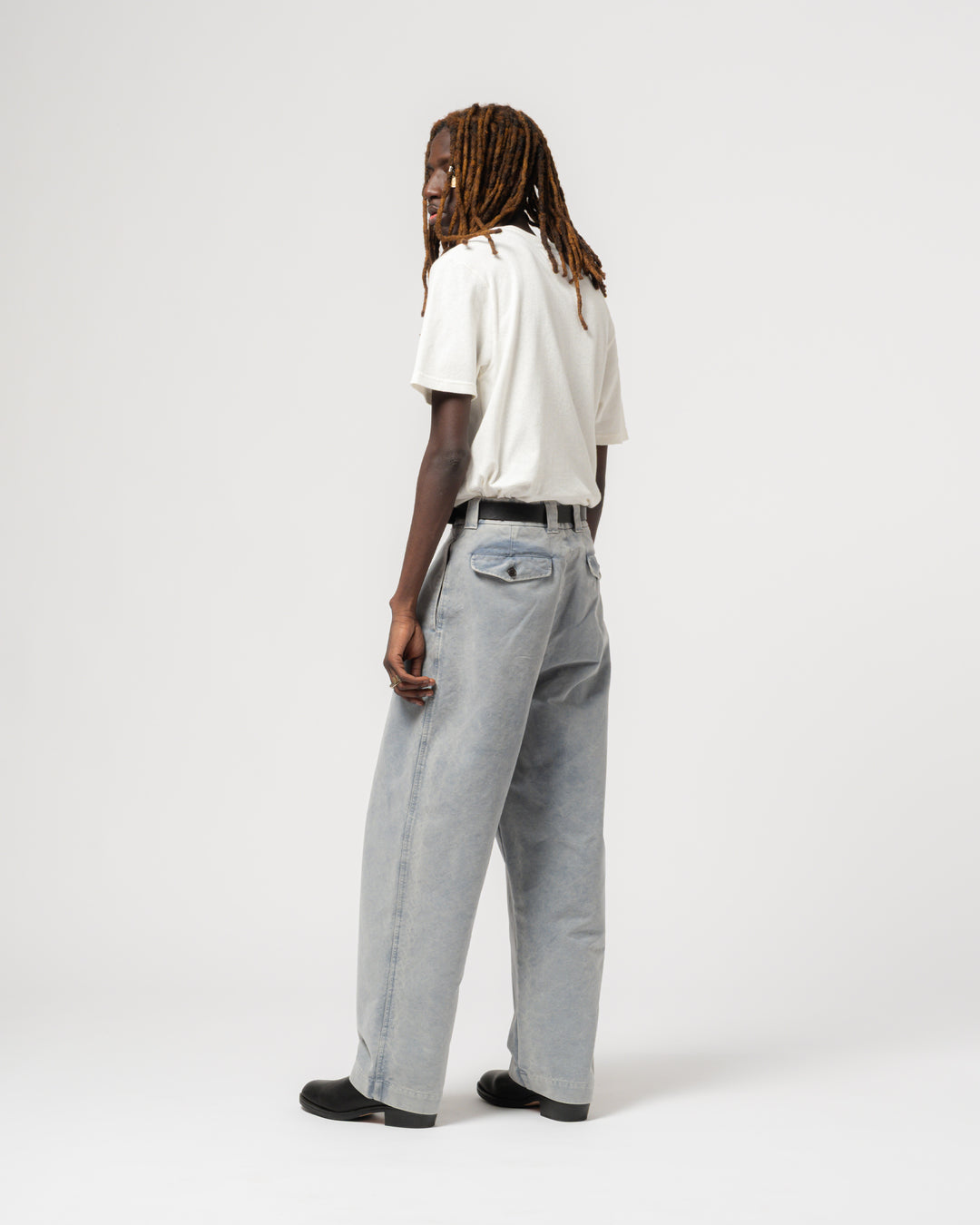 Officer Chino Nebraska Cotton Coastal Blue