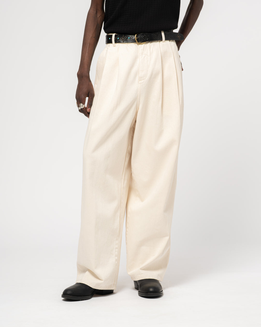 Consul Pants Ecru Denim Ecru