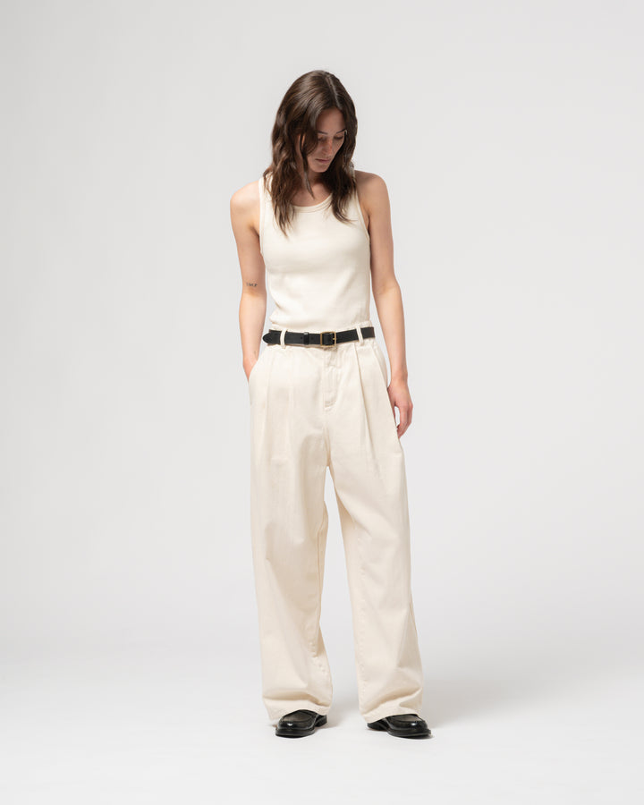 Consul Pants Ecru Denim Ecru