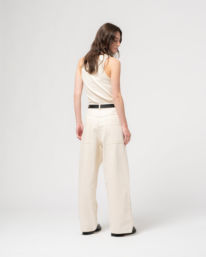 Consul Pants Ecru Denim Ecru